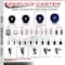 Service Caster 4'' SS Solid Poly Swivel 1-1/4'' Expanding Stem Caster with Brake SCC-SSEX20S414-SPUS-TLB-114 - alternate 4